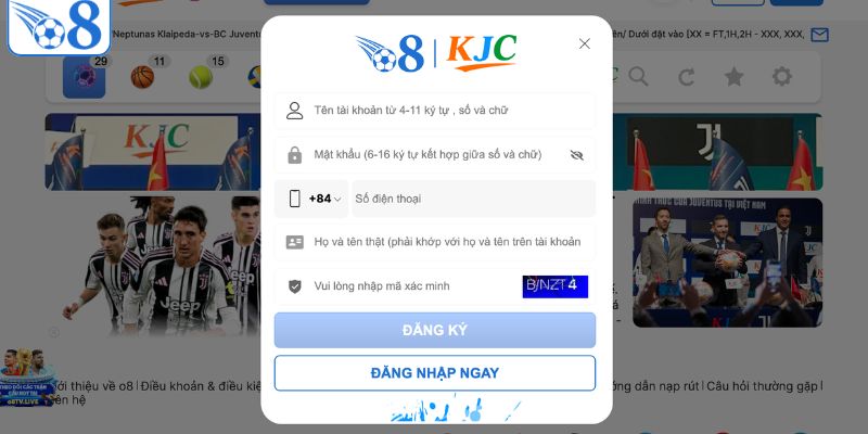 O8 – Trang Game Chính Thức Của O8.COM > Link Đăng Ký Mới Nhất 2026 6 Hướng dẫn chi tiết thao tác đăng ký O8 cho người mới