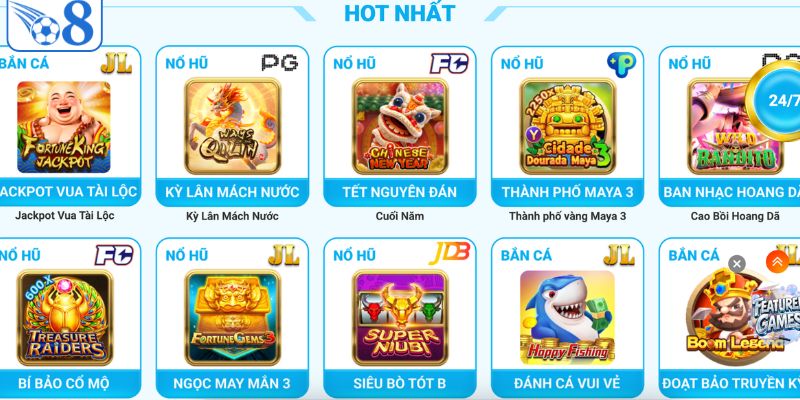 O8 – Trang Game Chính Thức Của O8.COM > Link Đăng Ký Mới Nhất 2026 7 Nhà cái O8 hỗ trợ đa dạng phương thức nạp vốn