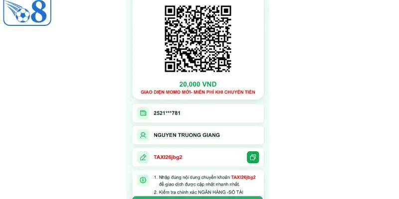 Nạp Tiền O8 3 Trả lời các câu hỏi liên quan vấn đề nạp tiền