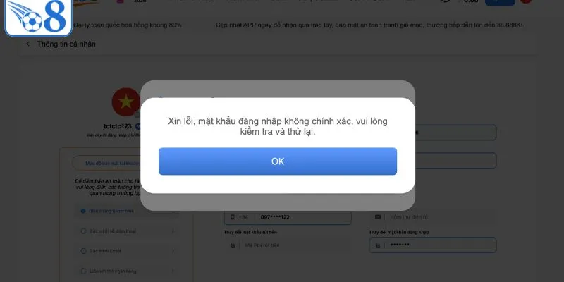Rút Tiền O8 3 Xử lý lỗi rút thưởng không thành công